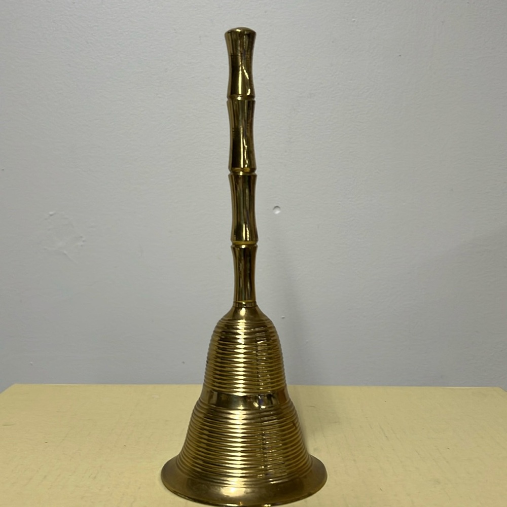 Brass Bell bamboo style